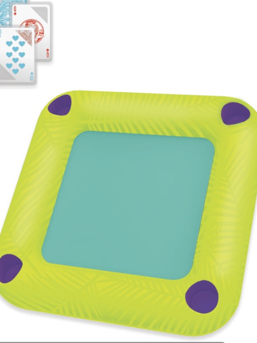 Sunny Crew™ Inflatable Game Table with Waterproof Cards